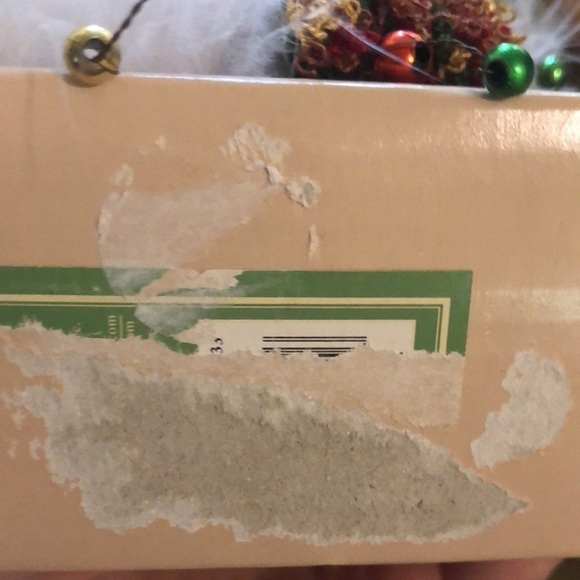 Carmen Manago Large Red Christmas Angel Soft Sculpt Feathers Ornaments 14” Box - Picture 9 of 9